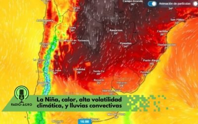 La Niña, calor, alta volatilidad climática, y lluvias convectivas
